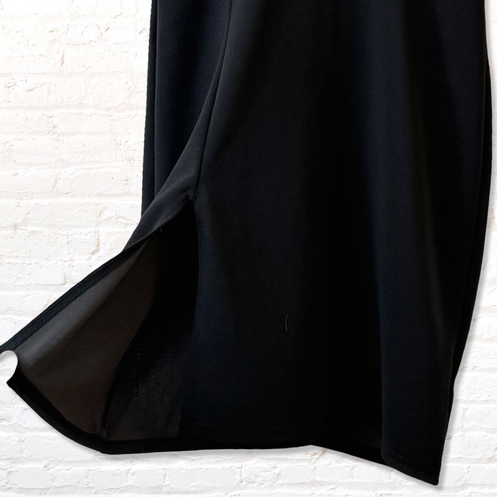 Nasty Gal Deep on Dancing Black Mini Dress Little Black Dress Size 6 NWT V neck - Picture 7 of 9